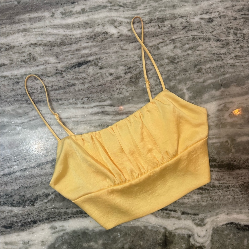 Aritzia wilfred sonnet camisole size XS yellow - Picture 2 of 5